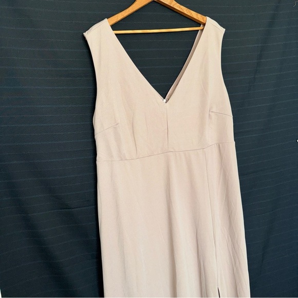 Birdy Grey Shamin Dress Crepe Taupe Curve 2X NEW NWT BRIDESMAID WEDDING - Picture 4 of 11